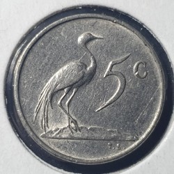 South Africa 5 cents, 1970...