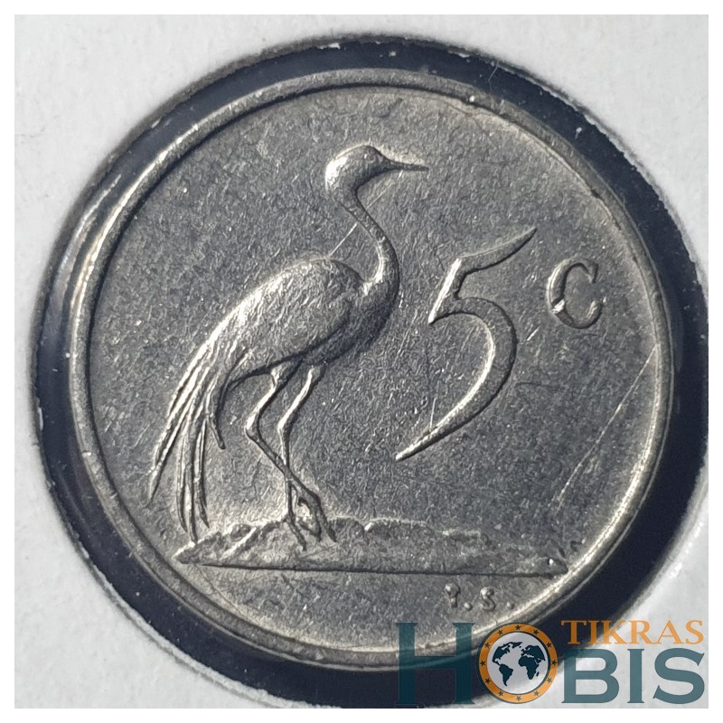 South Africa 5 cents, 1970 - 1989 KM84