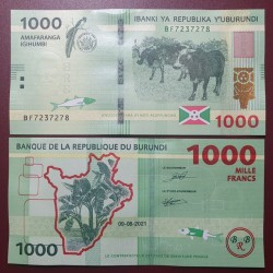 Burundis 1000 frankų, 2021...