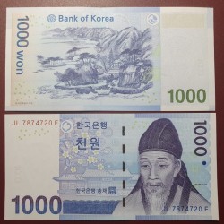 S.K. 1000 Won, 2007 P-54a