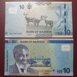 Namibija 10 dolerių, 2025...