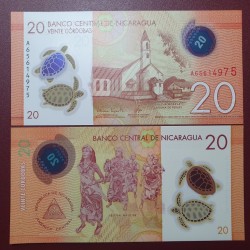 Nicaragua 20 Cordobas, 2019...