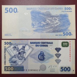 Congo 500 Francs, 2013 P-96