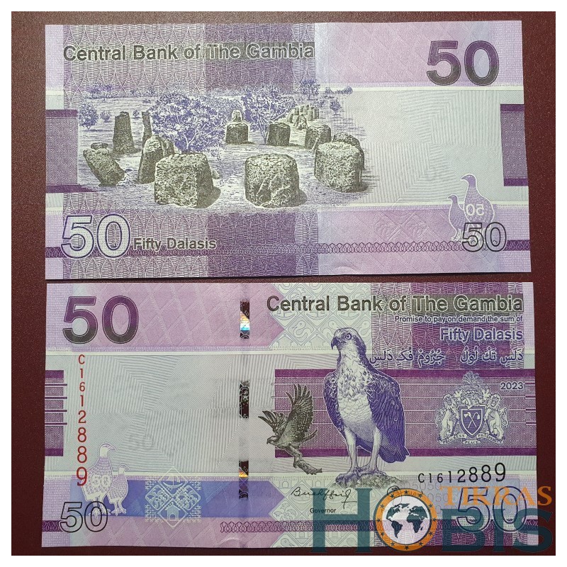 Gambia 50 Dalasi, 2023 P-40c