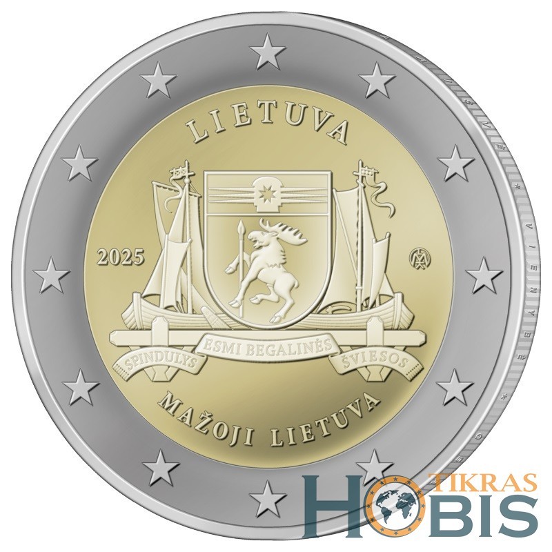 Lithuania 2 euro, 2025 Lithuania Minor UC118