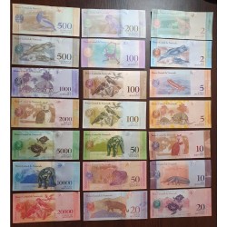 Venesuela 2009-2018 metų 21 vnt rinkinys