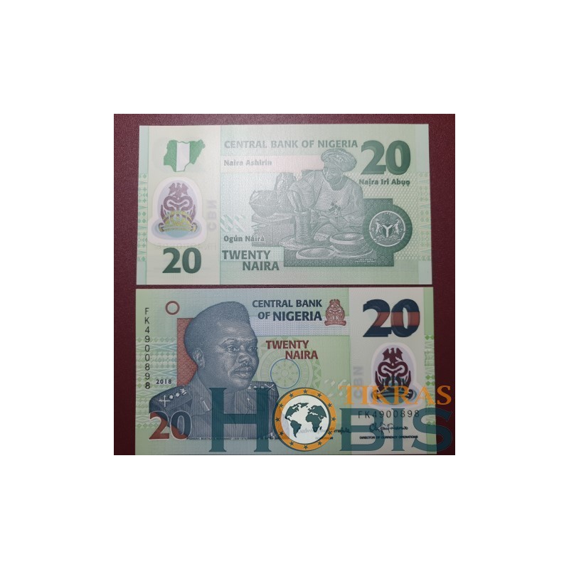 Nigeria 20 naira, 2018 P-34n.1