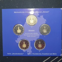 Vokietija 2 eurai, 2015 Hesenas KM336 ADFGJ