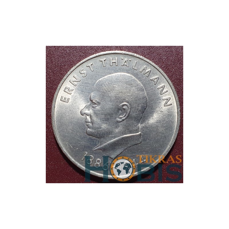 Vokietija - VDR 20 markių, 1971 Ernsto Tėlmano 85 KM34