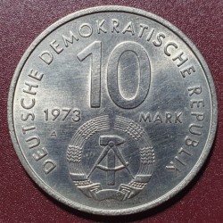 Vokietija - VDR 10 markių, 1973 studentų festivalis, Berlynas KM44