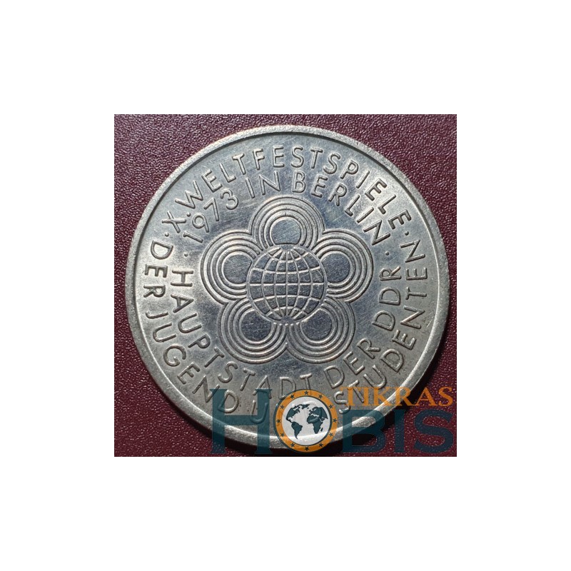 Germany - GDR 10 marks, 1973 10th Festival of Students, Berlin KM44