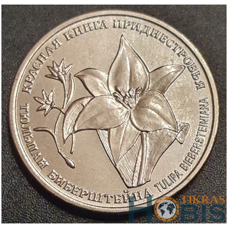Transnistria 1 ruble, 2019 Bieberstein Tulip UC183