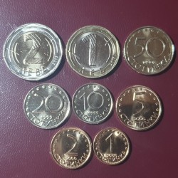 Bulgarija levų ir stotinkų 8 vnt., 1999-2015 rinkinys