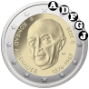 Germany 2 euros, 2026 Konrad Adenauer ADFGJ UC114