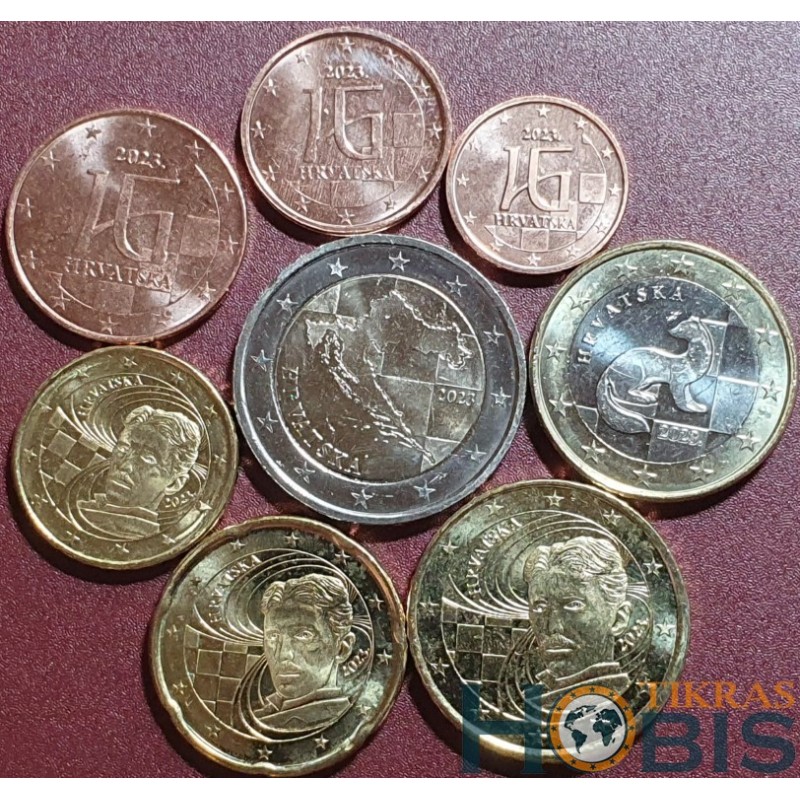 Kroatija 2023 Euro monetų rinkinys
