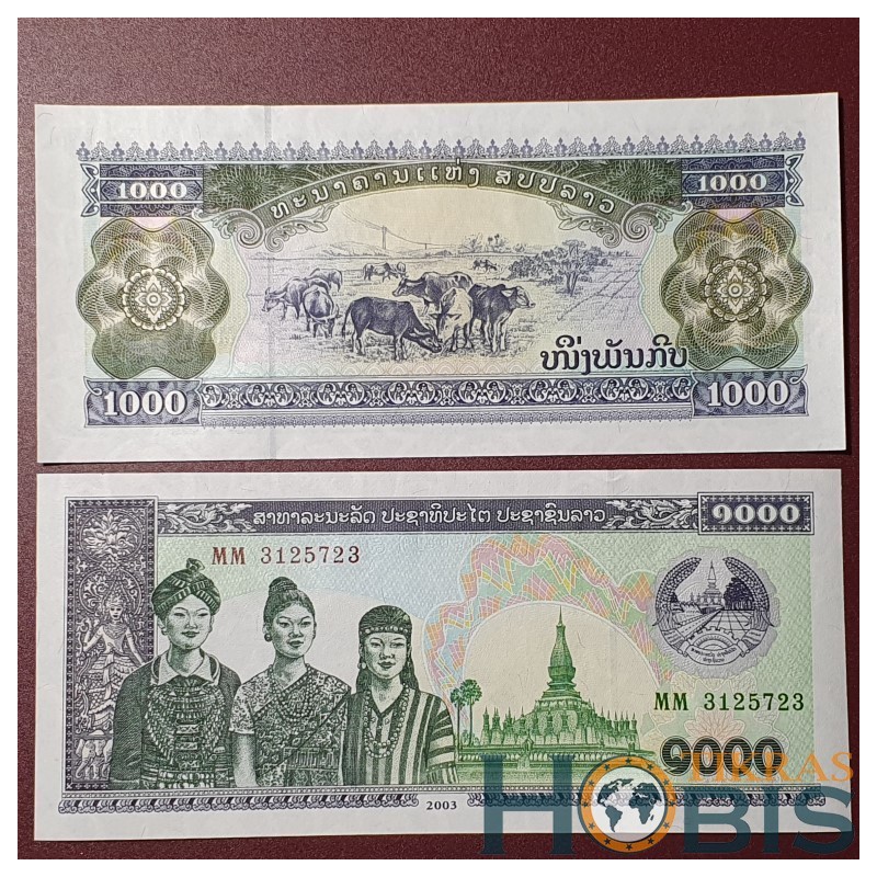 Laos 1000 Kip, 2003 P-31b