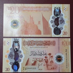 Libija 20 Dinars, 2025 P-87a