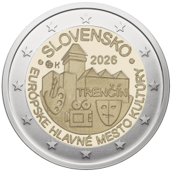 Slovakija 2 eurai, 2026...