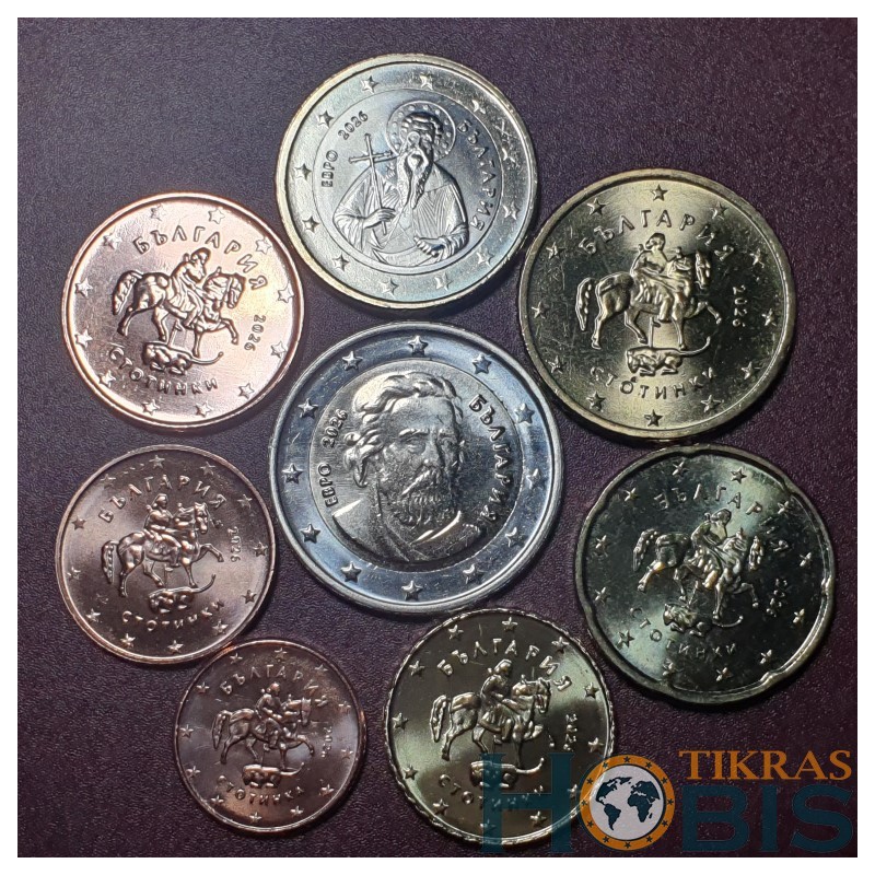 Bulgaria 2026 Euro coin set
