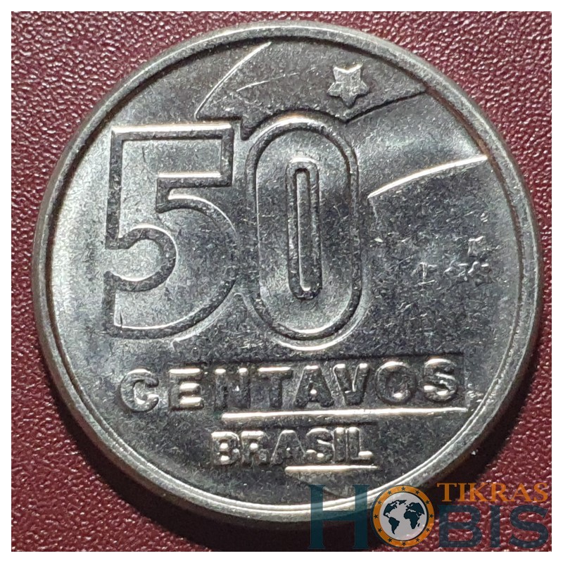 Brazilija 50 sentavų, 1989 KM614