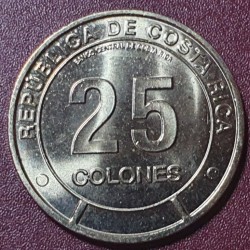 Costa Rica 25 colones, 2023 Guanacaste Province UC224