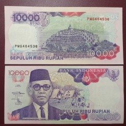 Indonesia 10000 rupees,...