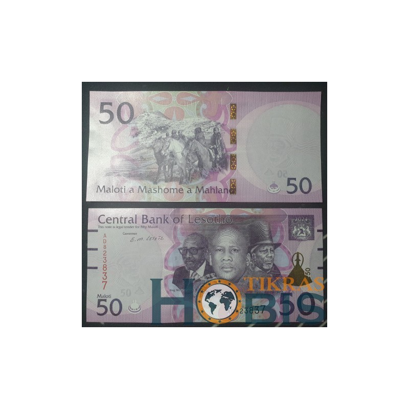 Lesotho 50 maloti, 2024 P-28b