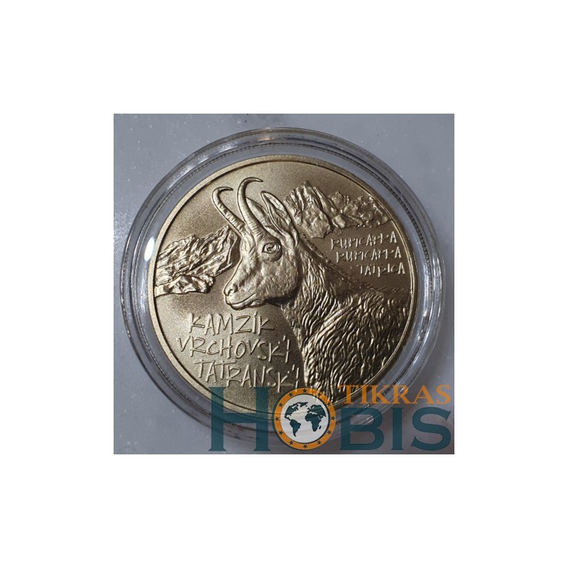 Slovakia 5 euro, 2022 Tatra Chamois UC244