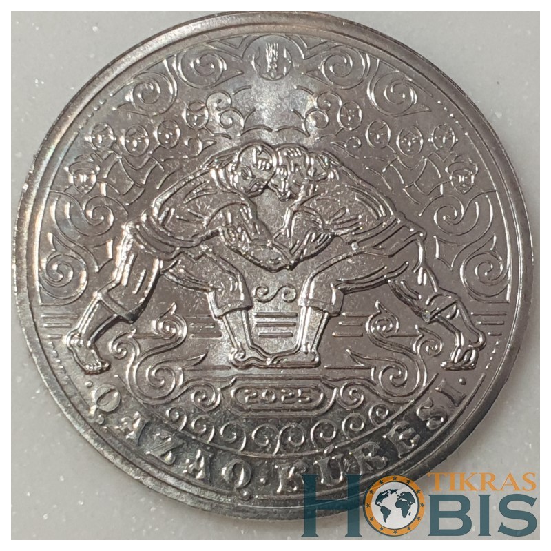 Kazakhstan 200 tenge, 2025 Qazaq Kuresi UC504