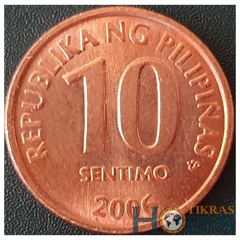 Philippines 10 sentimos, 2006 KM270