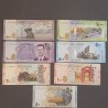Sirija 7 vnt. Syrian Pounds, 2013-2021 rinkinys