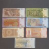 S. 7 pcs. Syrian Pounds, 2013-2021 set