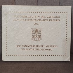 Vatikanas 2 eurai, 2017 Šv. Petras ir Šv. Paulius UC103