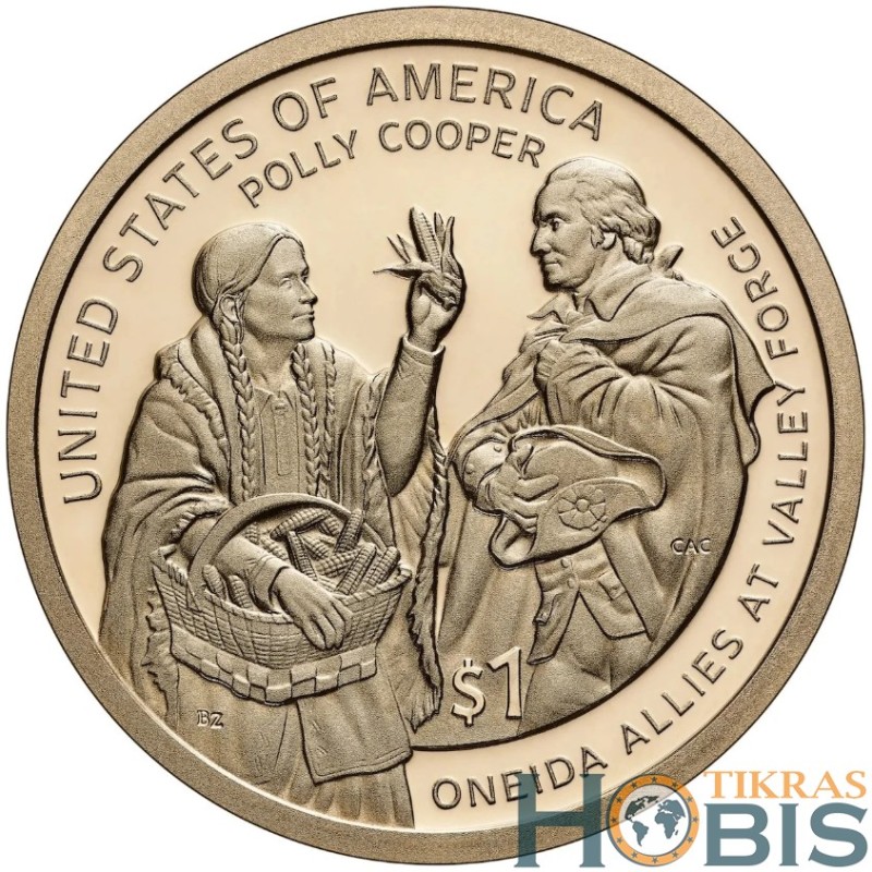 US 1 Dollar, 2026 Indians, Polly Cooper UC454