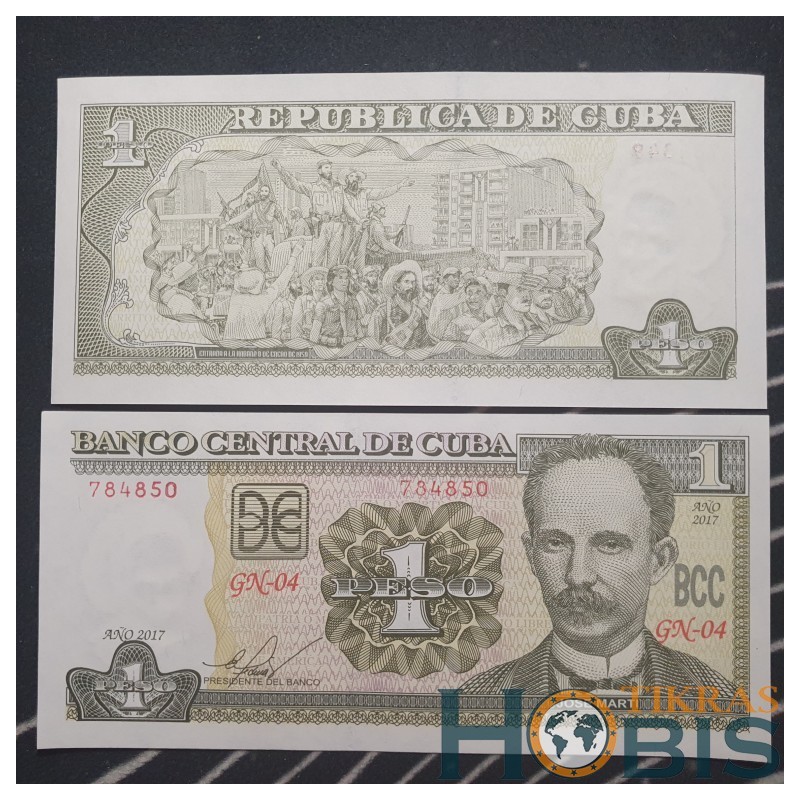 C 1 peso, 2017 P-128f