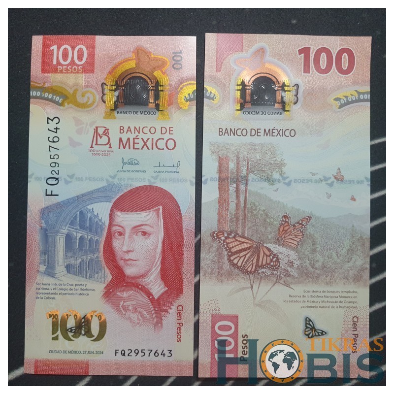 Mexico 100 pesos, 2024 P-139a.5