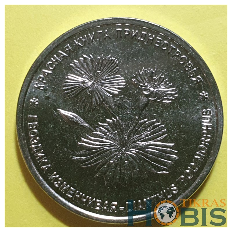 Transnistrian 1 ruble, 2025 Dianthus Polymorphus UC530