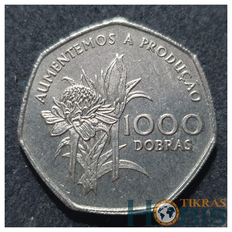 Sao Tome and Principe 1000 dobras, 1997 KM90