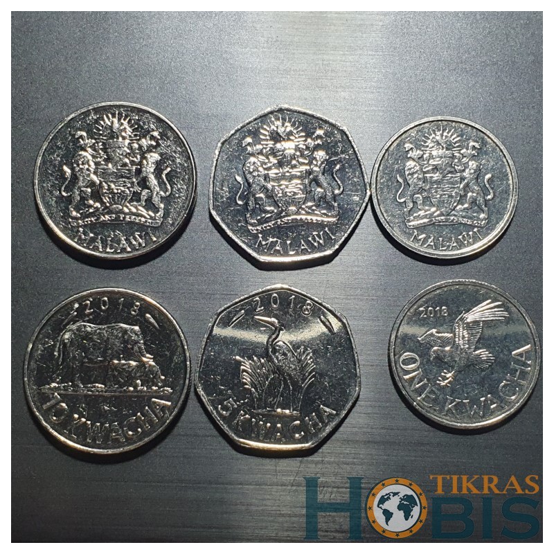 Malavis 1, 5, 10 kvačų 2018 rinkinys