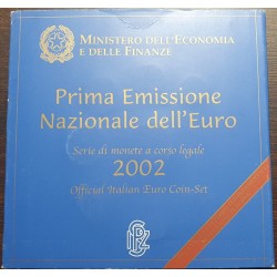 Italija 2002 eurų BU rinkinys
