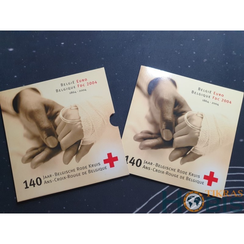 Belgija 2004 Euro monetų rinkinys su medaliu
