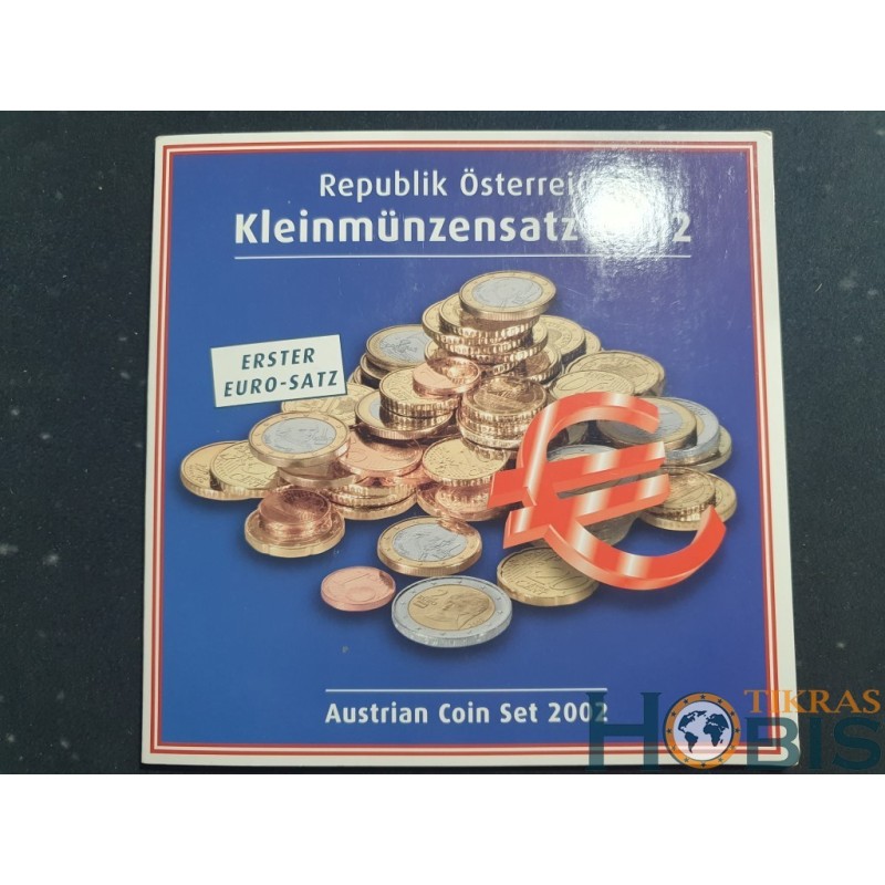 Austria 2002 Euro coin set
