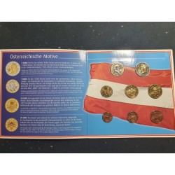 Austria 2002 Euro coin set