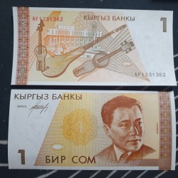 Kirgizija 1 Som, 1994 P-7a