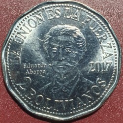Bolivia 2 bolivianos, 2017...