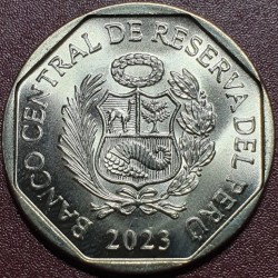 Peru 1 sol, 2023 Francisco Xavier de Luna Pizarro UC122