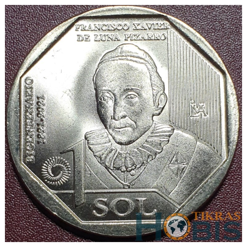 Peru 1 solis, 2023 Francisco Xavier de Luna Pizarro UC122