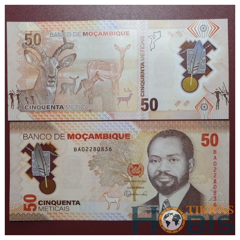 Mozambikas 50 Meticais, 2024 P-156a