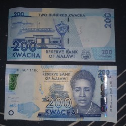 Malawi 200 kwachas, 2021...