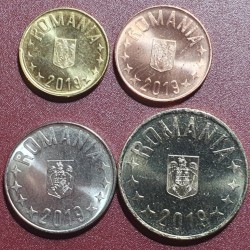 Romania bani 4 piece set, 2019